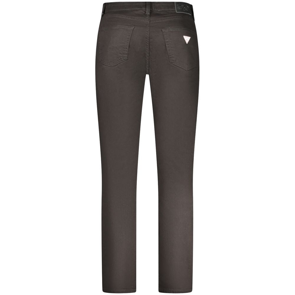 Guess Jeans Black Cotton Men Slim Jean by Guess Jeans