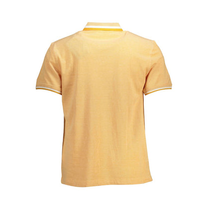 Polo homme en coton orange Harmont &amp; Blaine