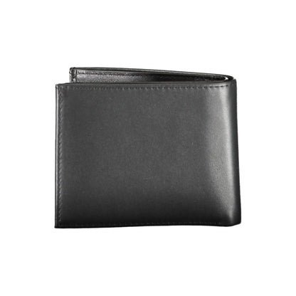 Portefeuille homme en cuir noir Calvin Klein