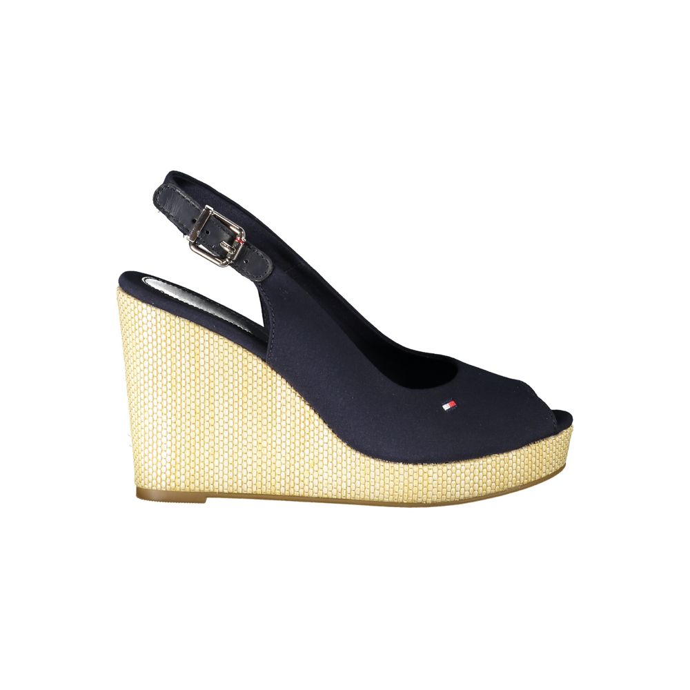 Tommy Hilfiger Blue Cotton Sandal by Tommy Hilfiger