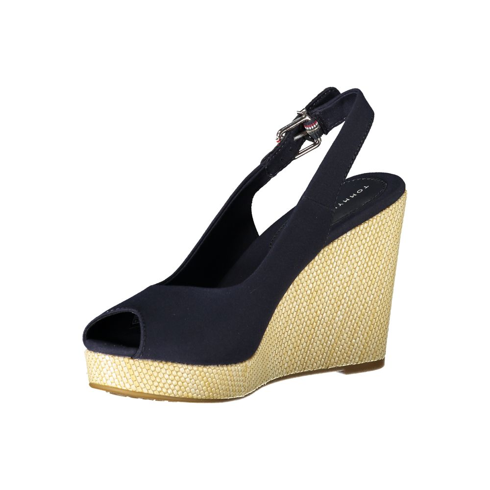 Tommy Hilfiger Blue Cotton Sandal by Tommy Hilfiger