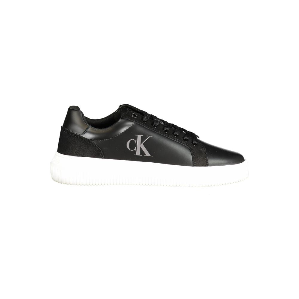 Calvin Klein Black Polyester Sneaker by Calvin Klein