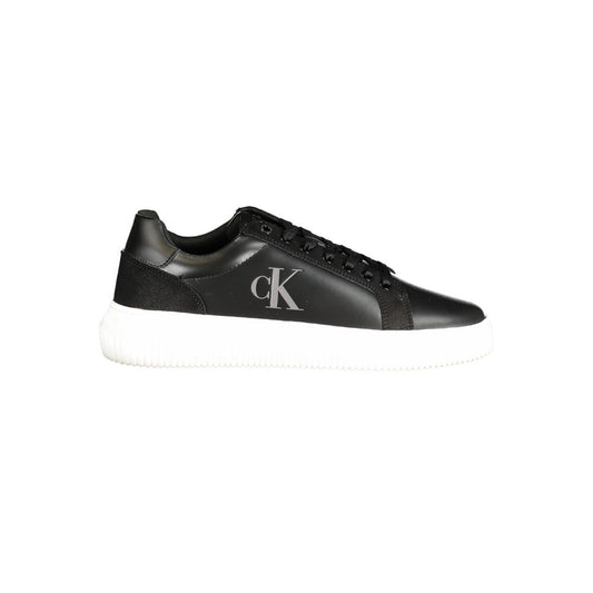 Calvin Klein Black Polyester Sneaker by Calvin Klein