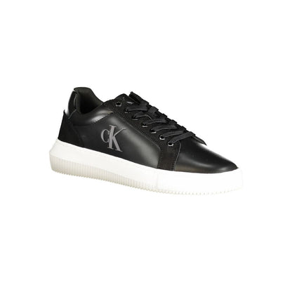 Calvin Klein Black Polyester Sneaker by Calvin Klein