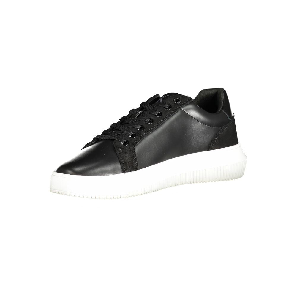 Calvin Klein Black Polyester Sneaker by Calvin Klein