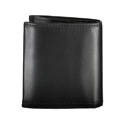 Portefeuille homme en cuir noir Calvin Klein