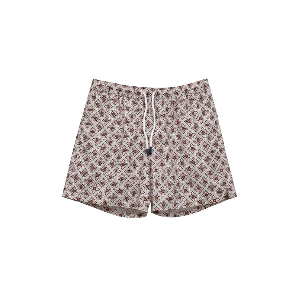 Short de bain en polyester rose Gran Sasso