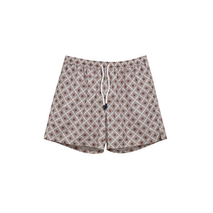 Short de bain en polyester rose Gran Sasso