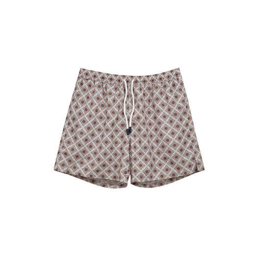 Short de bain en polyester rose Gran Sasso
