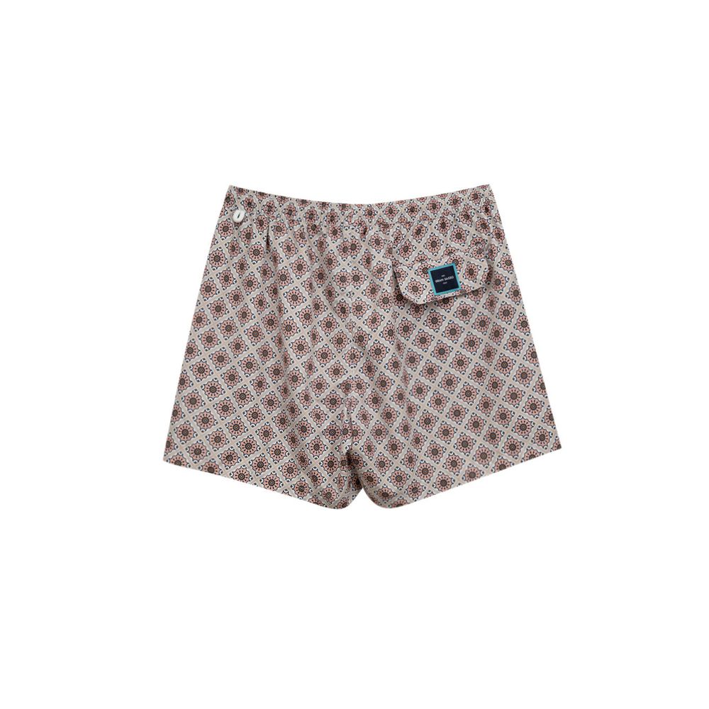 Short de bain en polyester rose Gran Sasso