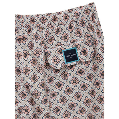 Short de bain en polyester rose Gran Sasso