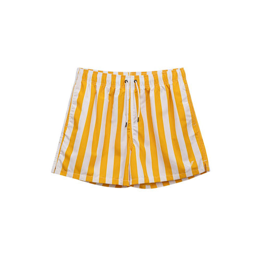 Maillot de bain en polyester jaune Emporio Armani