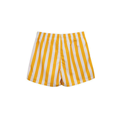 Maillot de bain en polyester jaune Emporio Armani
