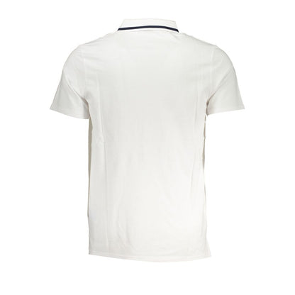 Polo Fila en coton blanc élégant avec détails contrastés