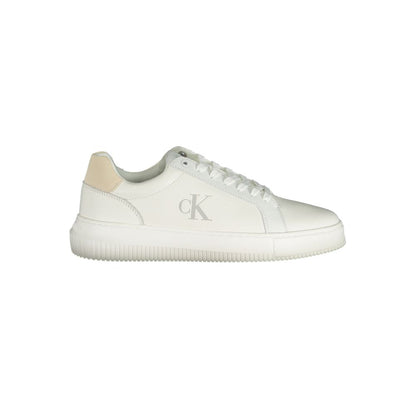 Calvin Klein White Polyethylene Men Sneaker by Calvin Klein