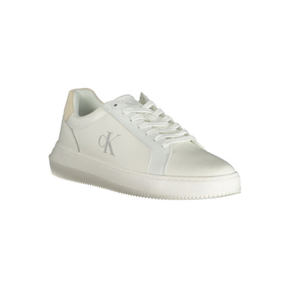 Calvin Klein White Polyethylene Men Sneaker by Calvin Klein