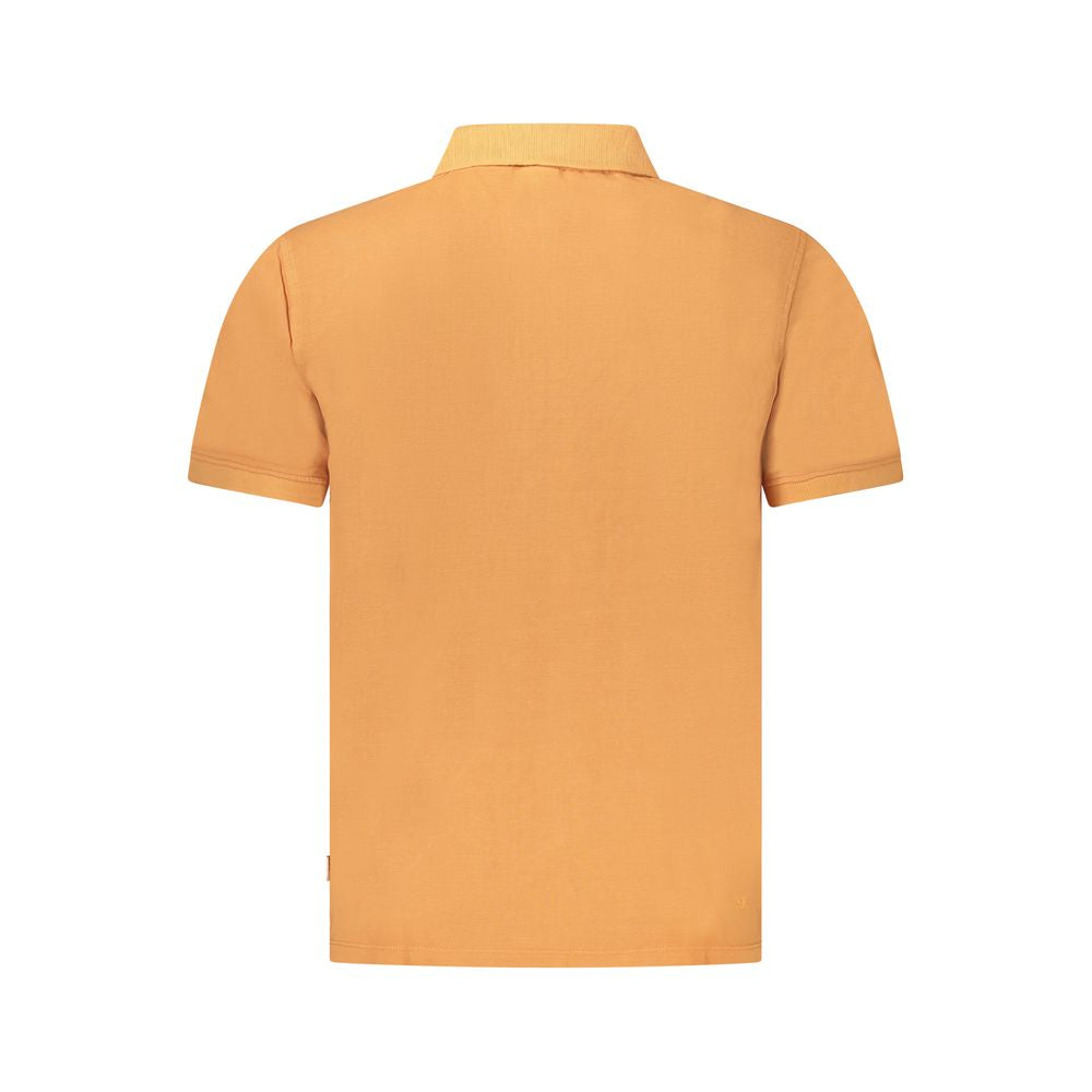 Pepe Jeans Orange Cotton Men Polo Shirt by Pepe Jeans