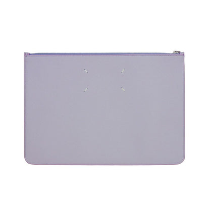 Pochette Maison Margiela en cuir de veau violet