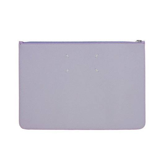 Pochette Maison Margiela en cuir de veau violet