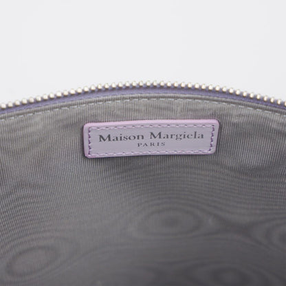 Pochette Maison Margiela en cuir de veau violet
