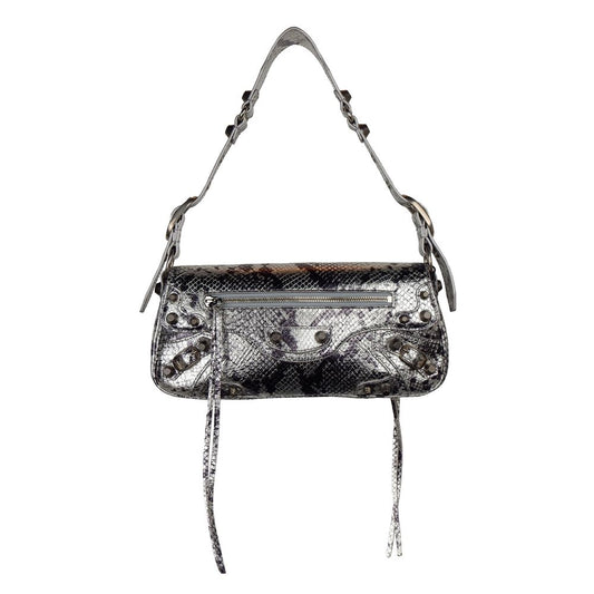 Sac à main Balenciaga en cuir de veau gris