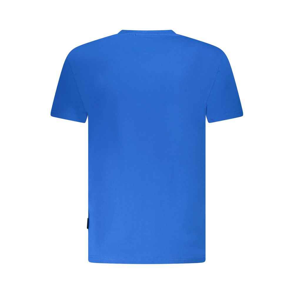 Napapijri Logo Cotton T Shirt Blauw Met Comfort Fit