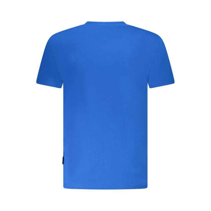 Napapijri Logo Cotton T Shirt Blauw Met Comfort Fit