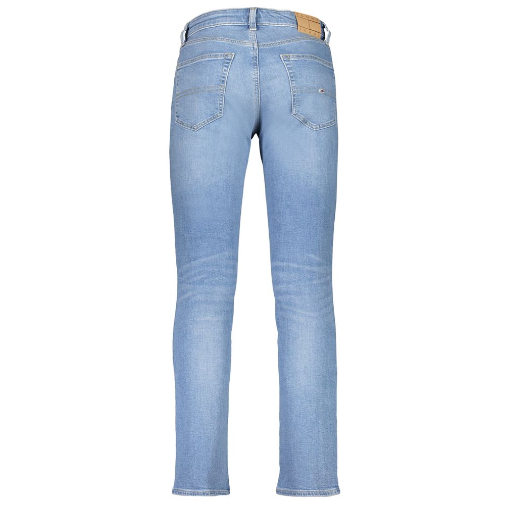 Tommy Hilfiger Light Blue Cotton Men Jeans by Tommy Hilfiger