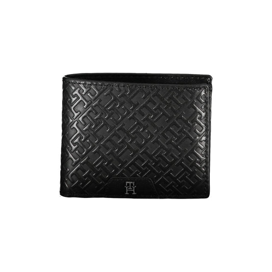 Portefeuille double carte en cuir élégant Tommy Hilfiger