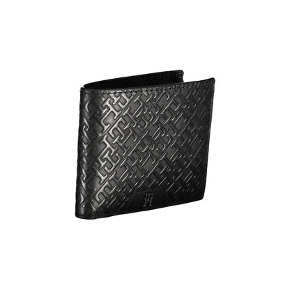Portefeuille double carte en cuir élégant Tommy Hilfiger