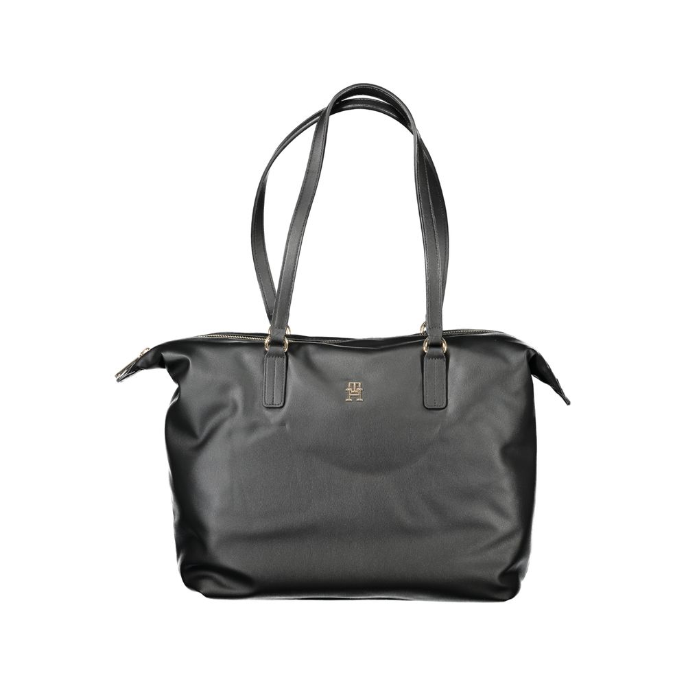 Tommy Hilfiger Black Polyester Women Handbag by Tommy Hilfiger