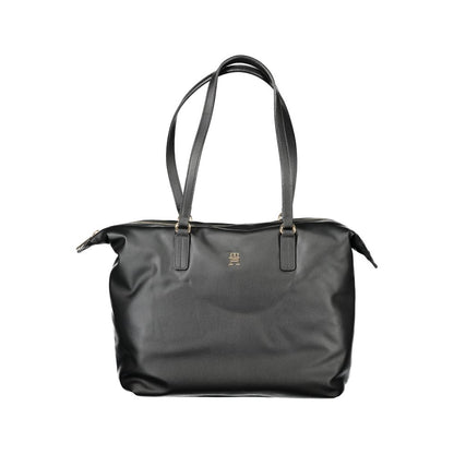Tommy Hilfiger Black Polyester Women Handbag by Tommy Hilfiger
