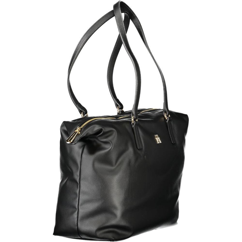 Tommy Hilfiger Black Polyester Women Handbag by Tommy Hilfiger