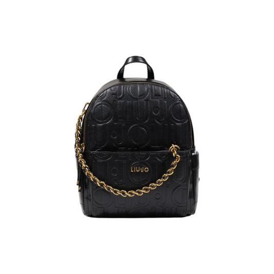 Sac à dos en polyéthylène noir Liu Jo