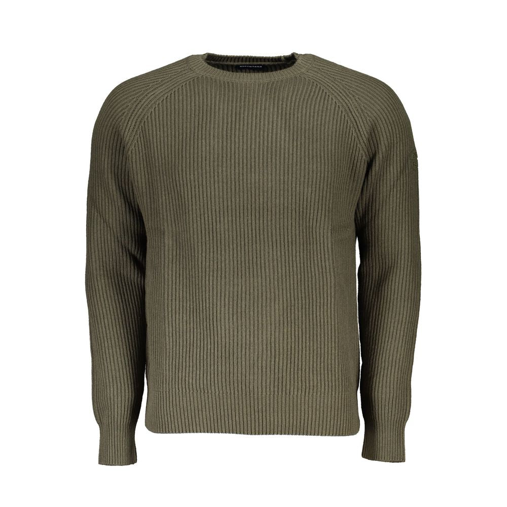 North Sails Green Cotton Men Sweater by North Sails