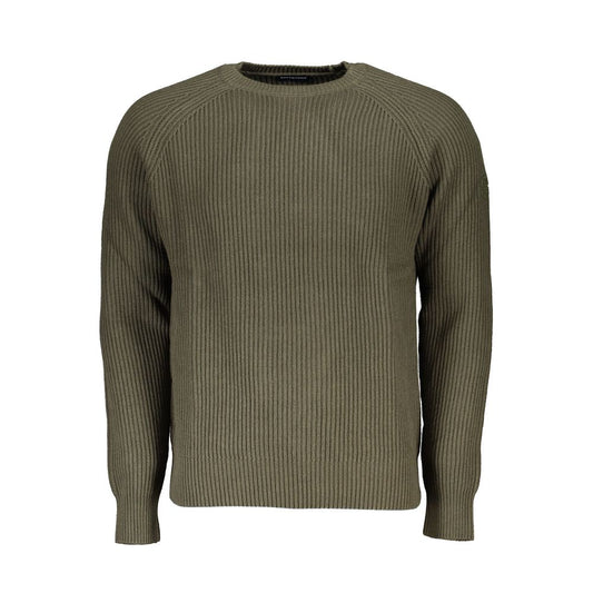 North Sails Green Cotton Men Sweater by North Sails