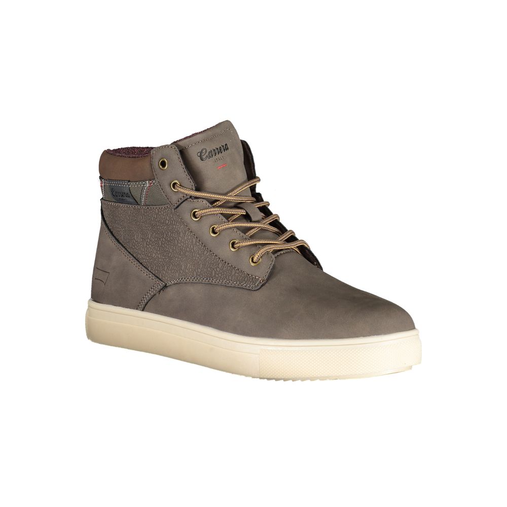 Carrera Chic Brown Lace-up Boots with Contrast Details by Carrera
