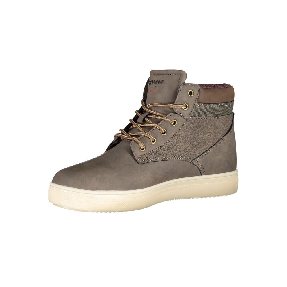 Carrera Chic Brown Lace-up Boots with Contrast Details by Carrera