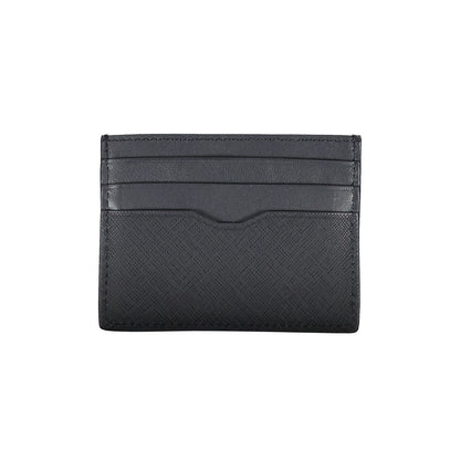 Portefeuille homme en cuir bleu Tommy Hilfiger