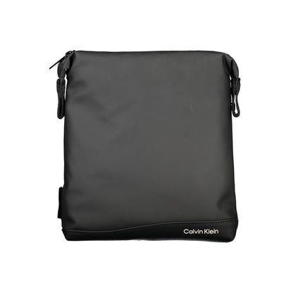 Sac à bandoulière noir élégant Calvin Klein avec détails contrastés
