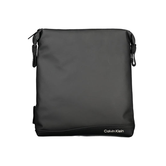 Sac à bandoulière noir élégant Calvin Klein avec détails contrastés