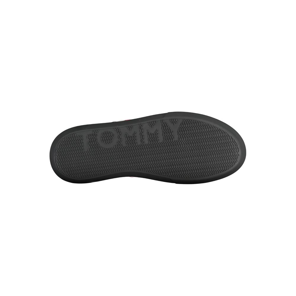 Tommy Hilfiger Chic Black Sneakers with Iconic Contrast Details by Tommy Hilfiger