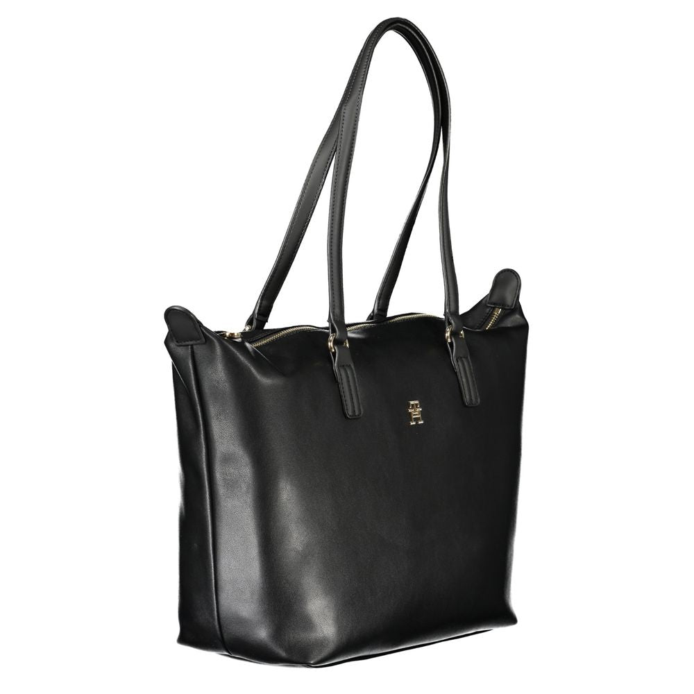 Tommy Hilfiger Black Polyester Handbag by Tommy Hilfiger