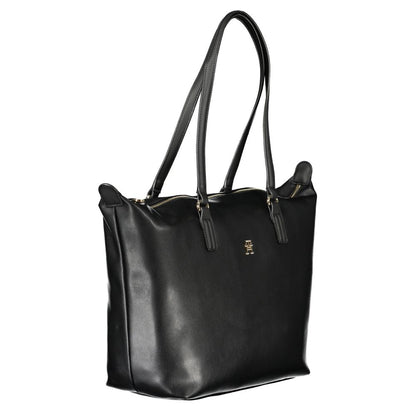 Tommy Hilfiger Black Polyester Handbag by Tommy Hilfiger