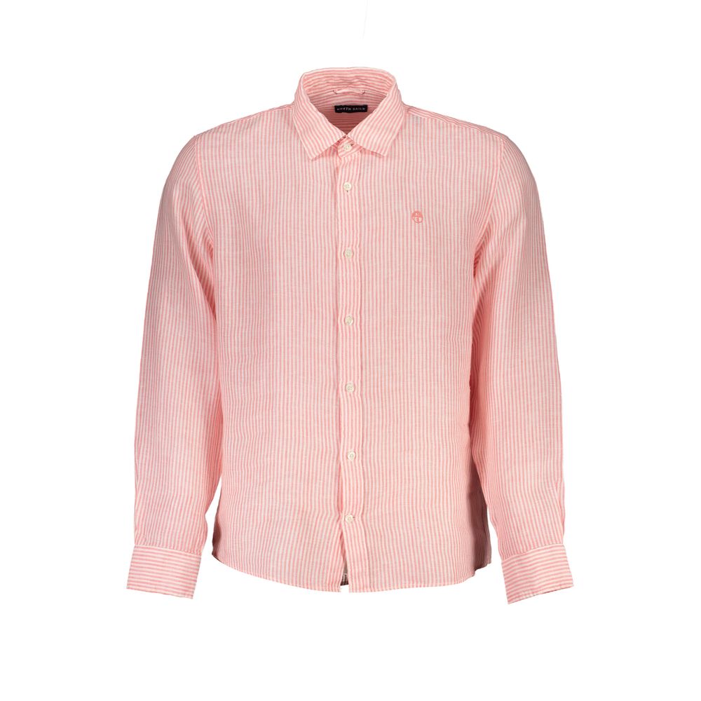 North Sails Pink Linen Shirt by North Sails