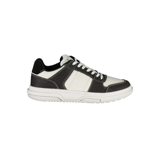 Tommy Hilfiger Black Polyester Sneaker by Tommy Hilfiger