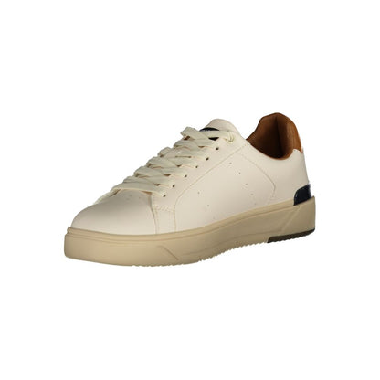 Blauer White Leather Men Sneaker by Blauer