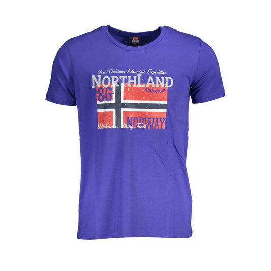 Norway 1963 Luxe Premium Katoen Heren T Shirt Blauw