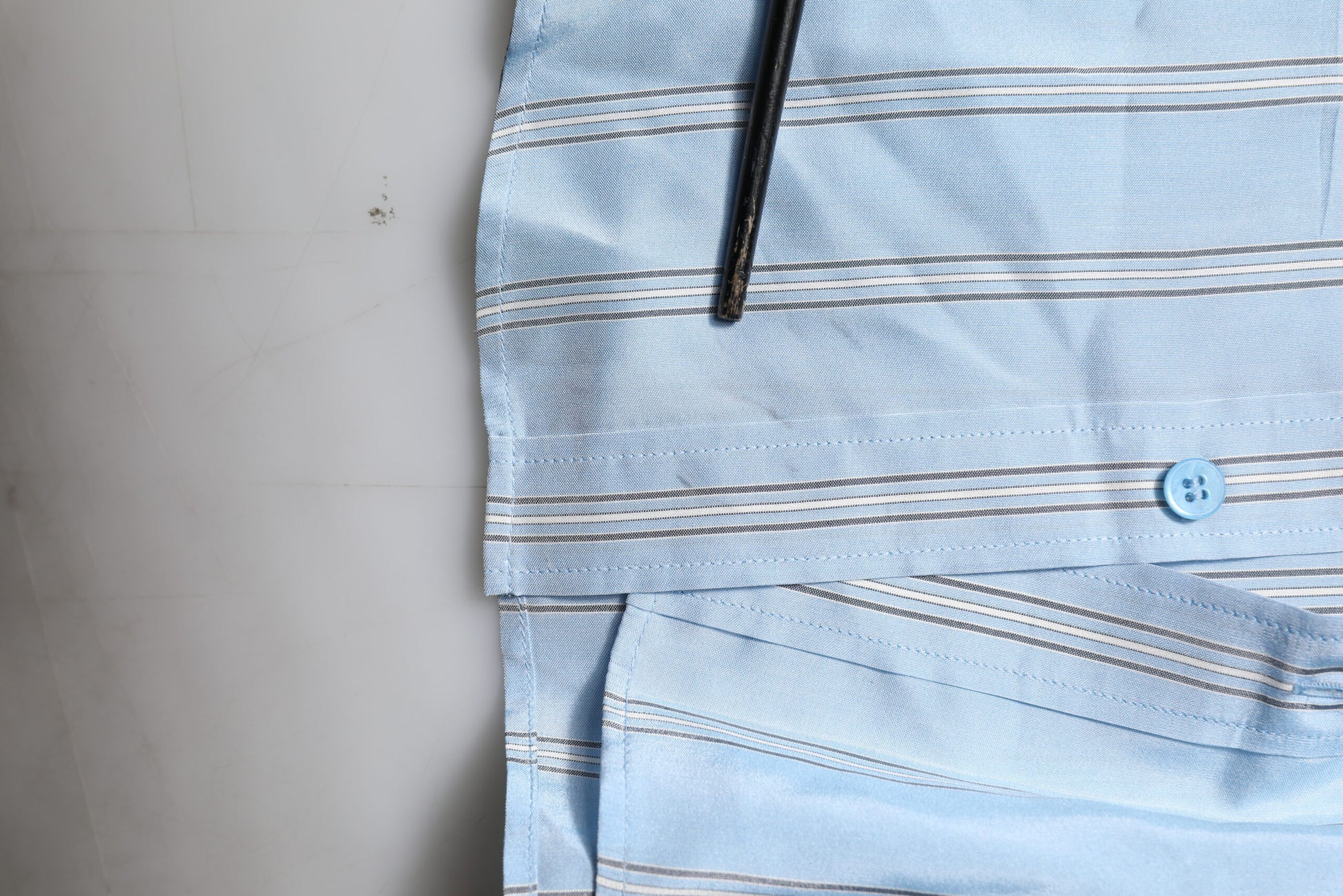 Dolce & Gabbana Blue Striped MARTINI Long Sleeve Dress Shirt by Dolce & Gabbana