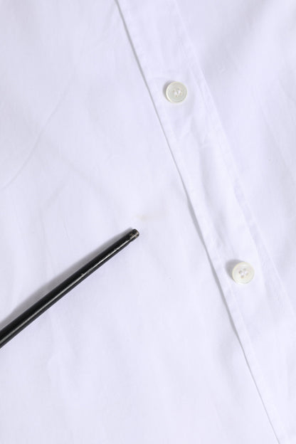 Dolce & Gabbana White Cotton GOLD Long Sleeves Dress Shirt by Dolce & Gabbana